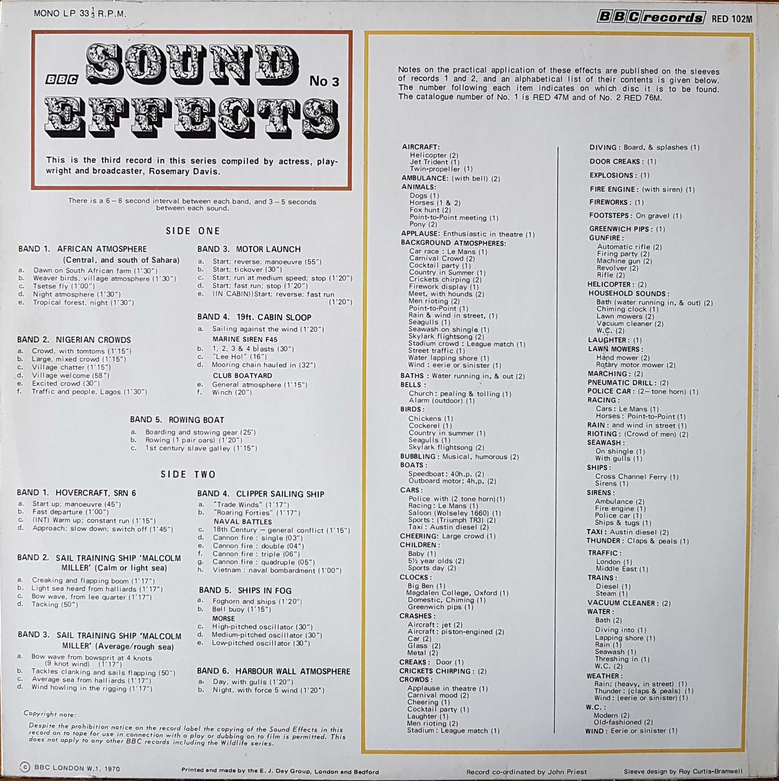 Back cover of RED 102